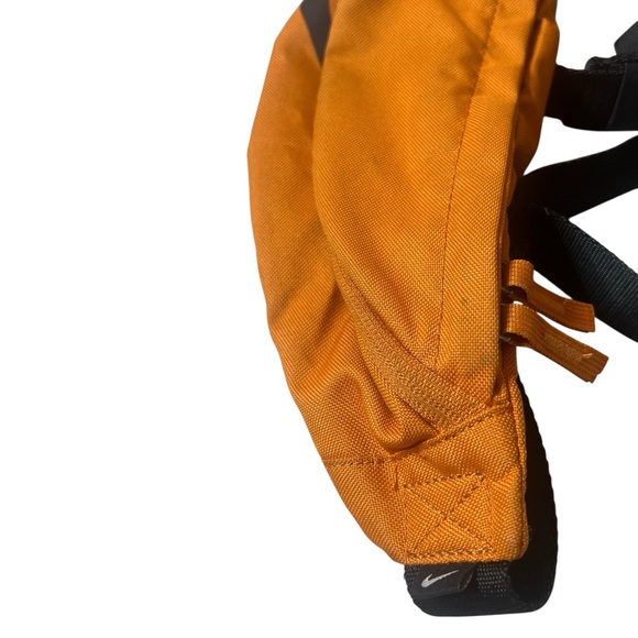 NIKE Heritage Hip Fanny Pack Waist Bag Orange Black Adjustable Zip Compartment - Picture 7 of 13